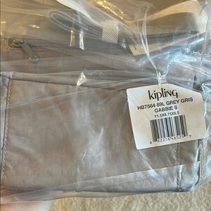 Kipling Gray small, lightweight Crossbody Bag